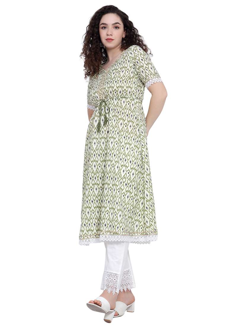 women's flared kurta - 19876513 - Standard Image - 1