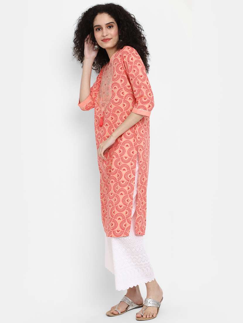 women's straight kurta - 19876570 -  Standard Image - 1