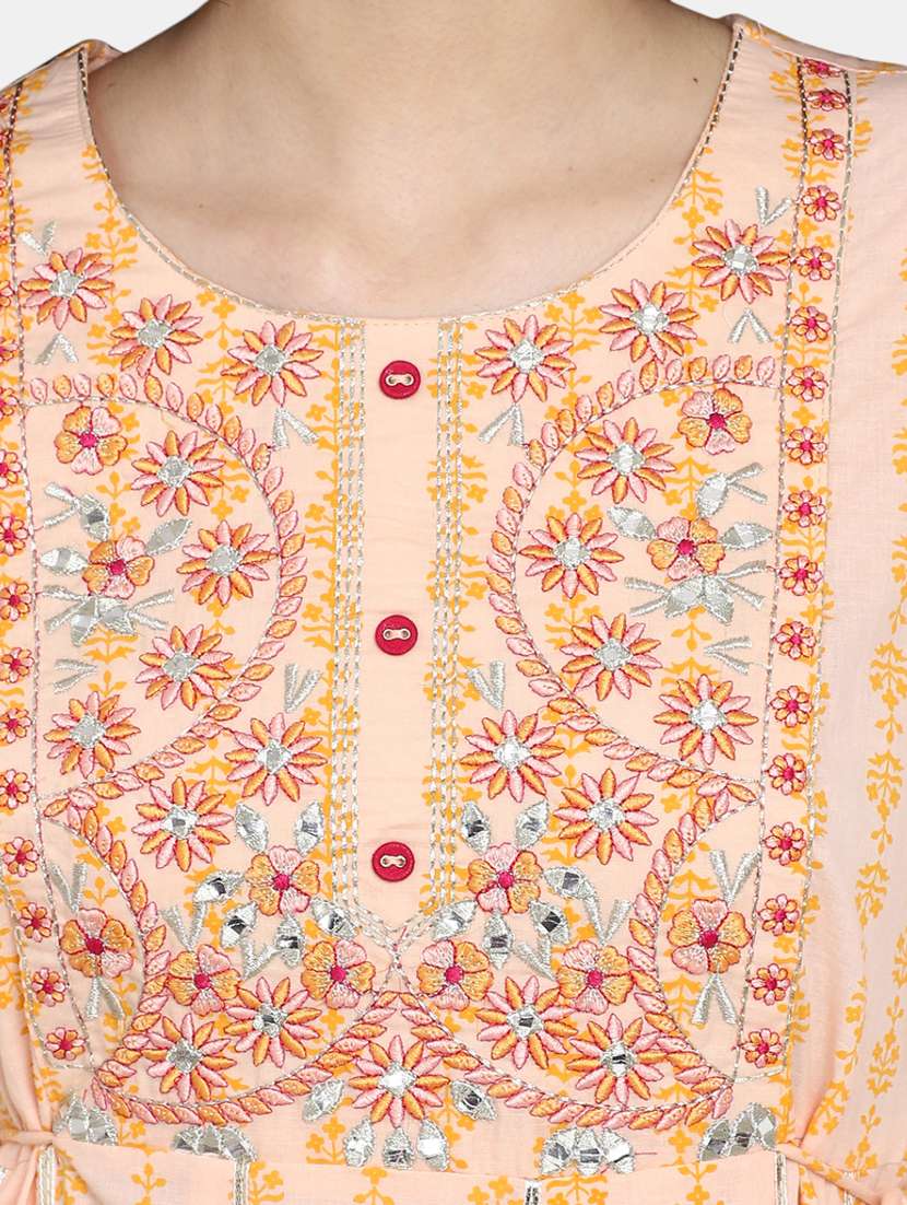 women's flared kurta - 19876588 -  Standard Image - 4