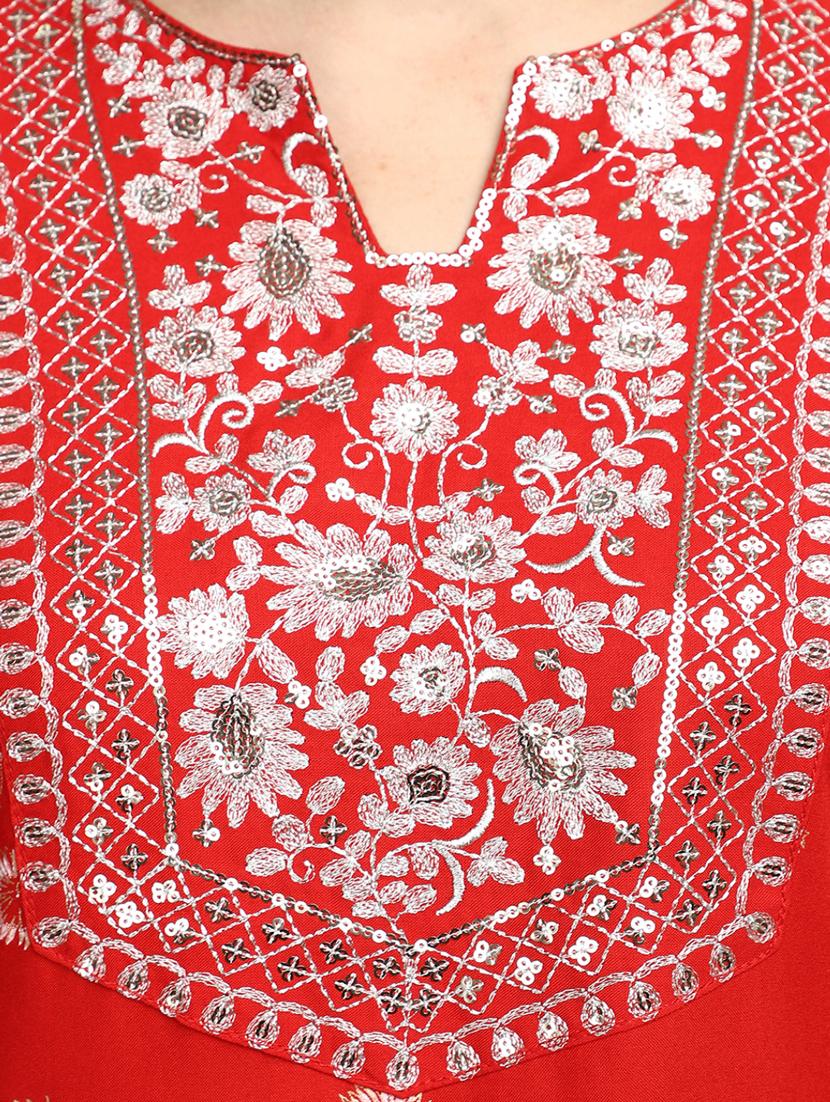 women's straight kurta - 19876598 - Standard Image - 4