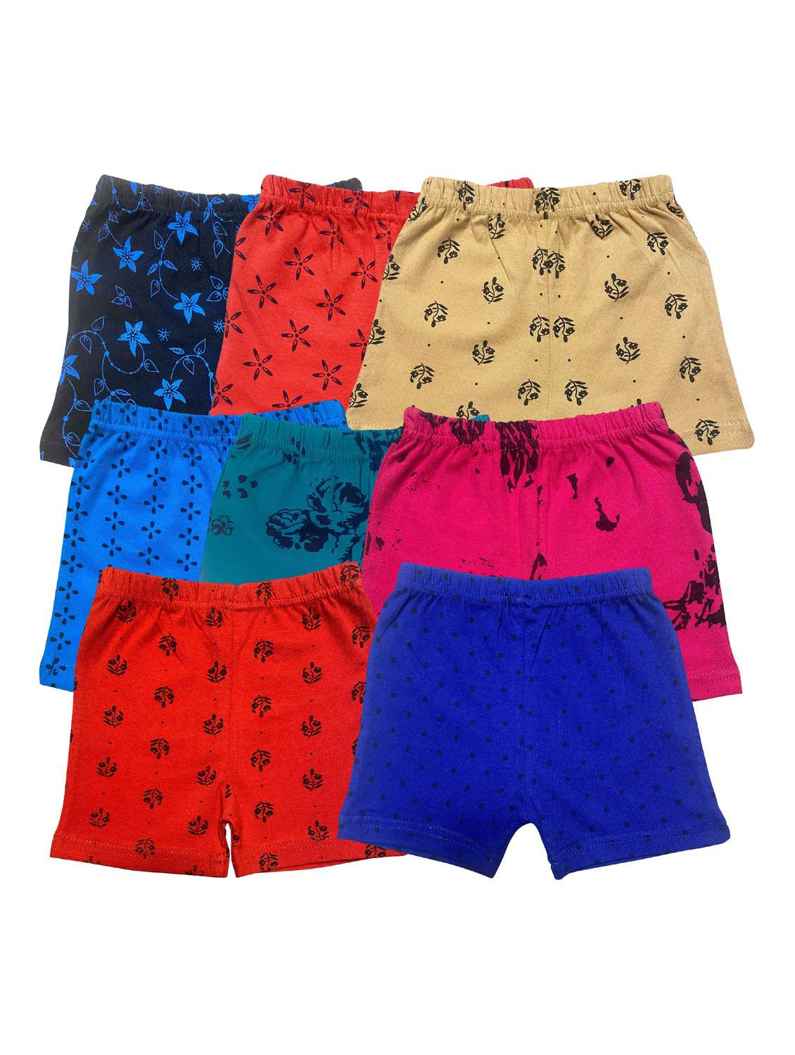 boys mid rise printed shorts combo