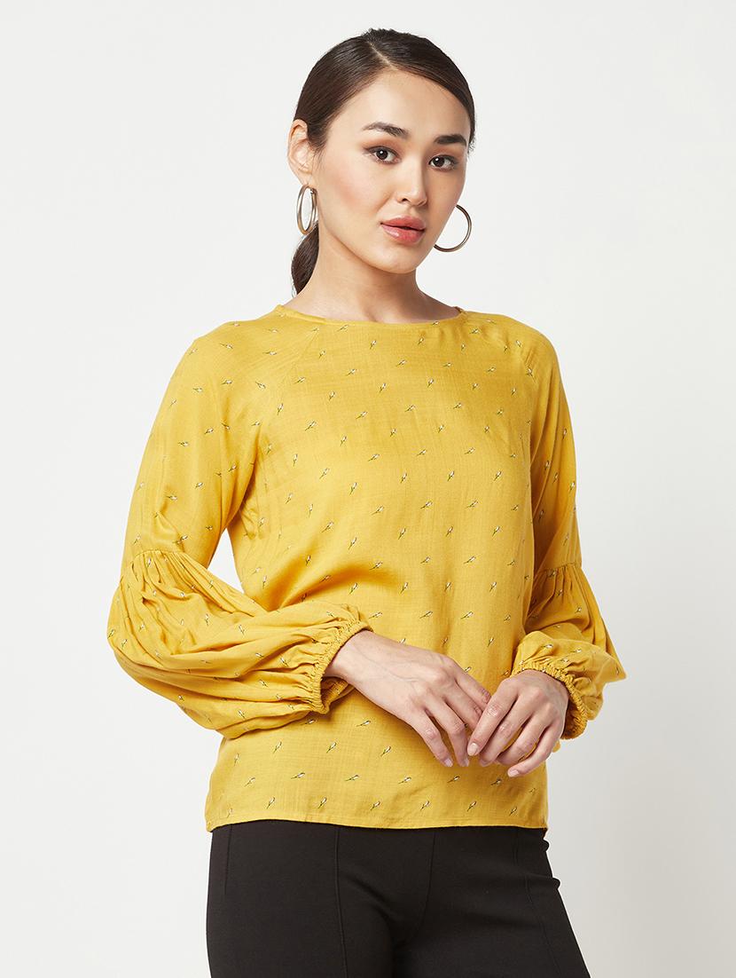 women's straight round neck top - 19878255 - Standard Image - 1
