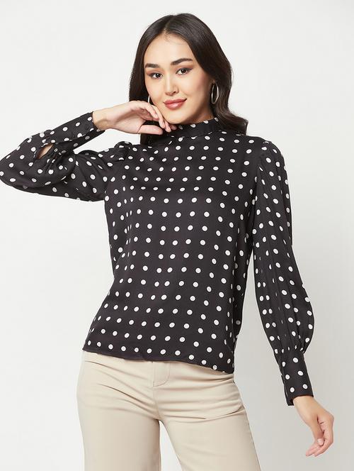 women's straight mock neck top - 19878256 - Standard Image - 0