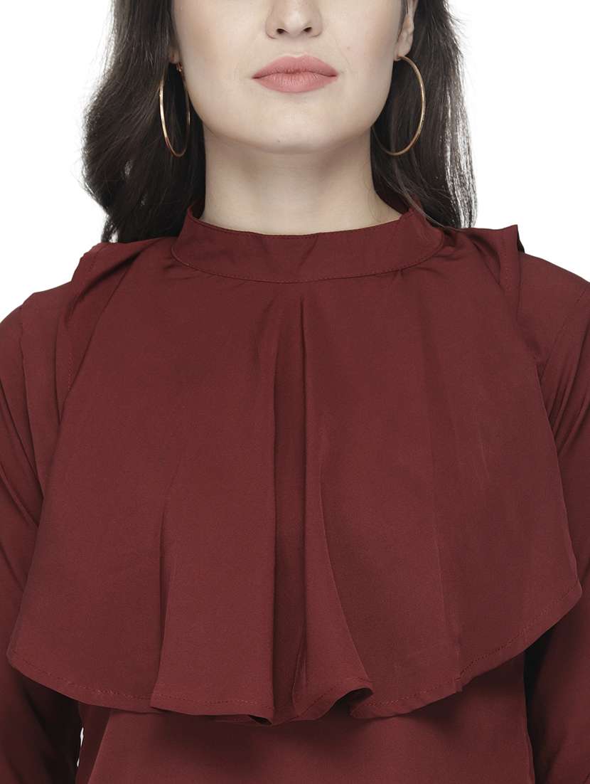 women's layered high neck top - 19878398 -  Standard Image - 4