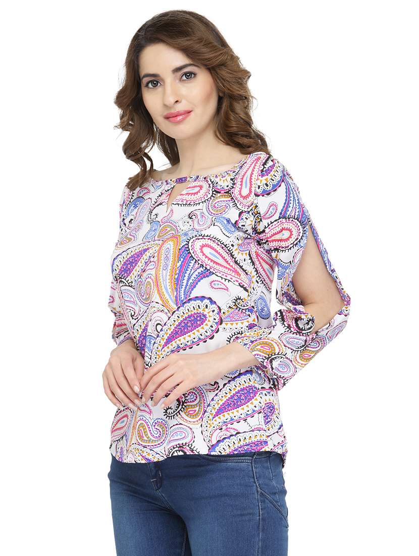 women's straight boat neck top - 19878406 -  Standard Image - 1