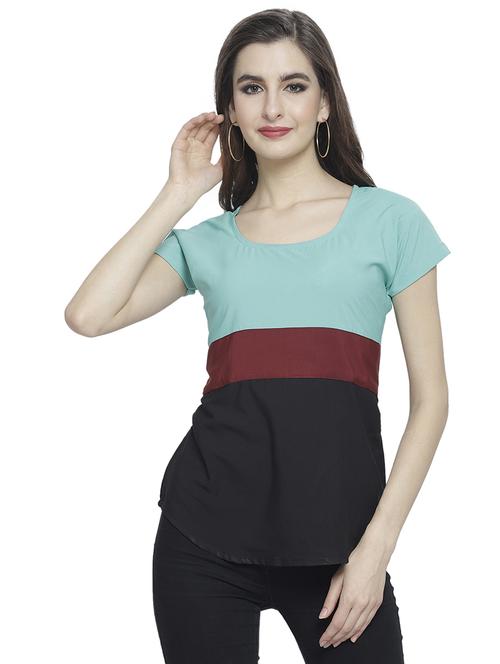 women's straight scoop neck top - 19878411 -  Standard Image - 0