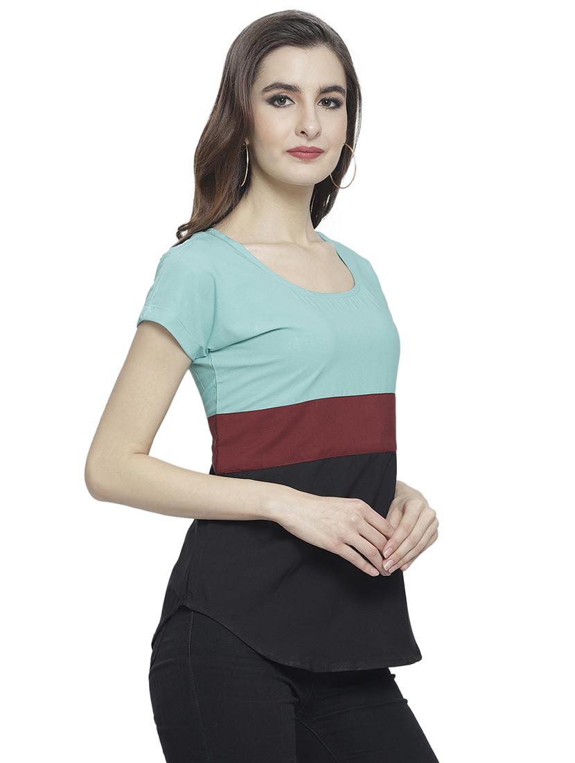women's straight scoop neck top - 19878411 -  Standard Image - 1