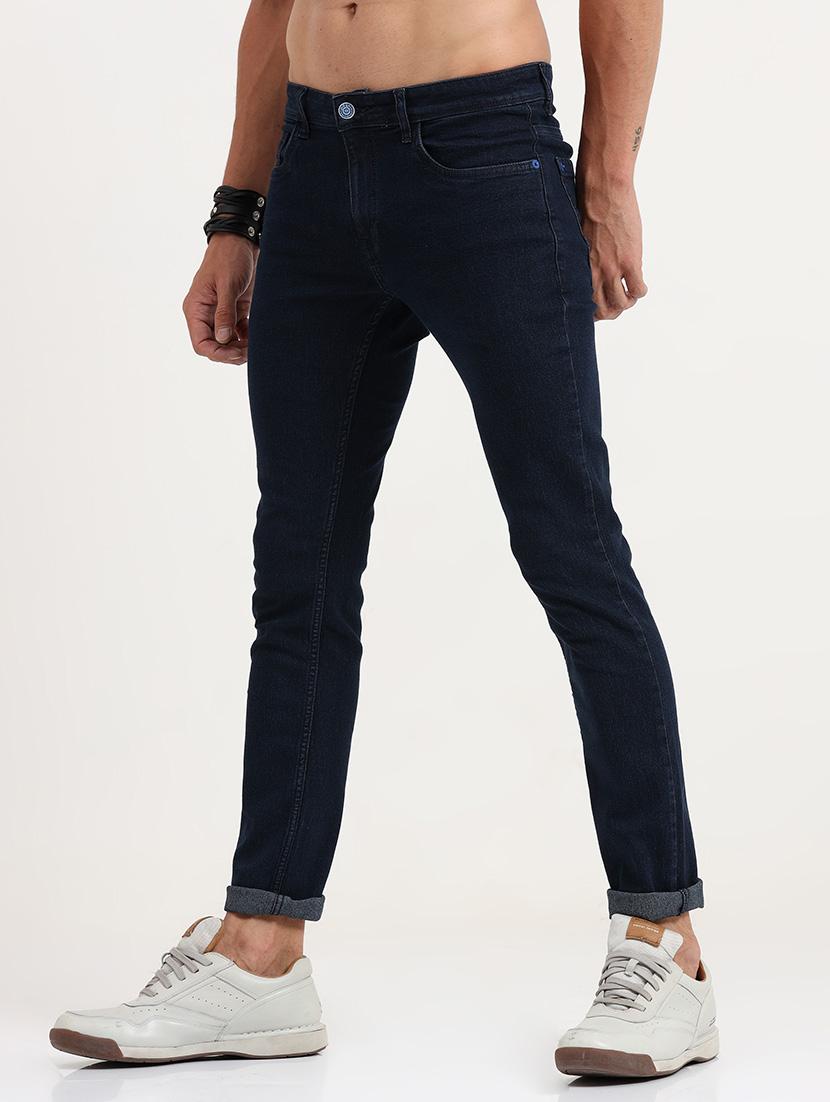mens slim fit plain jeans - 19878623 - Standard Image - 1