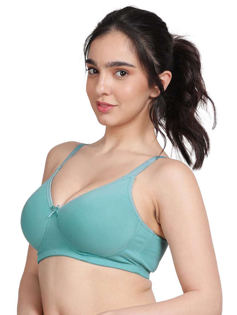 blue cotton tshirt bra - 19883198 -  Standard Image - 1