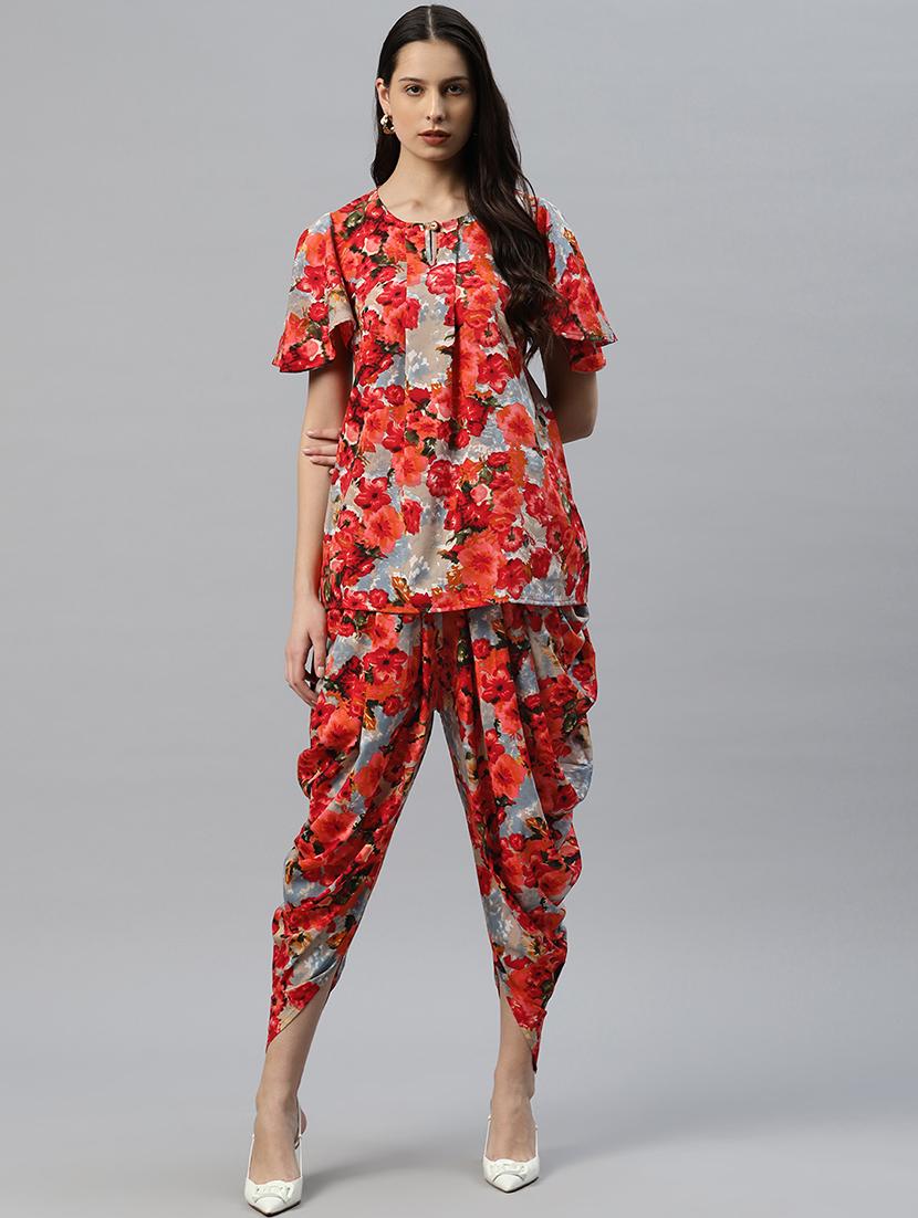 floral top and trouser set - 19883377 - Zoom Image - 0