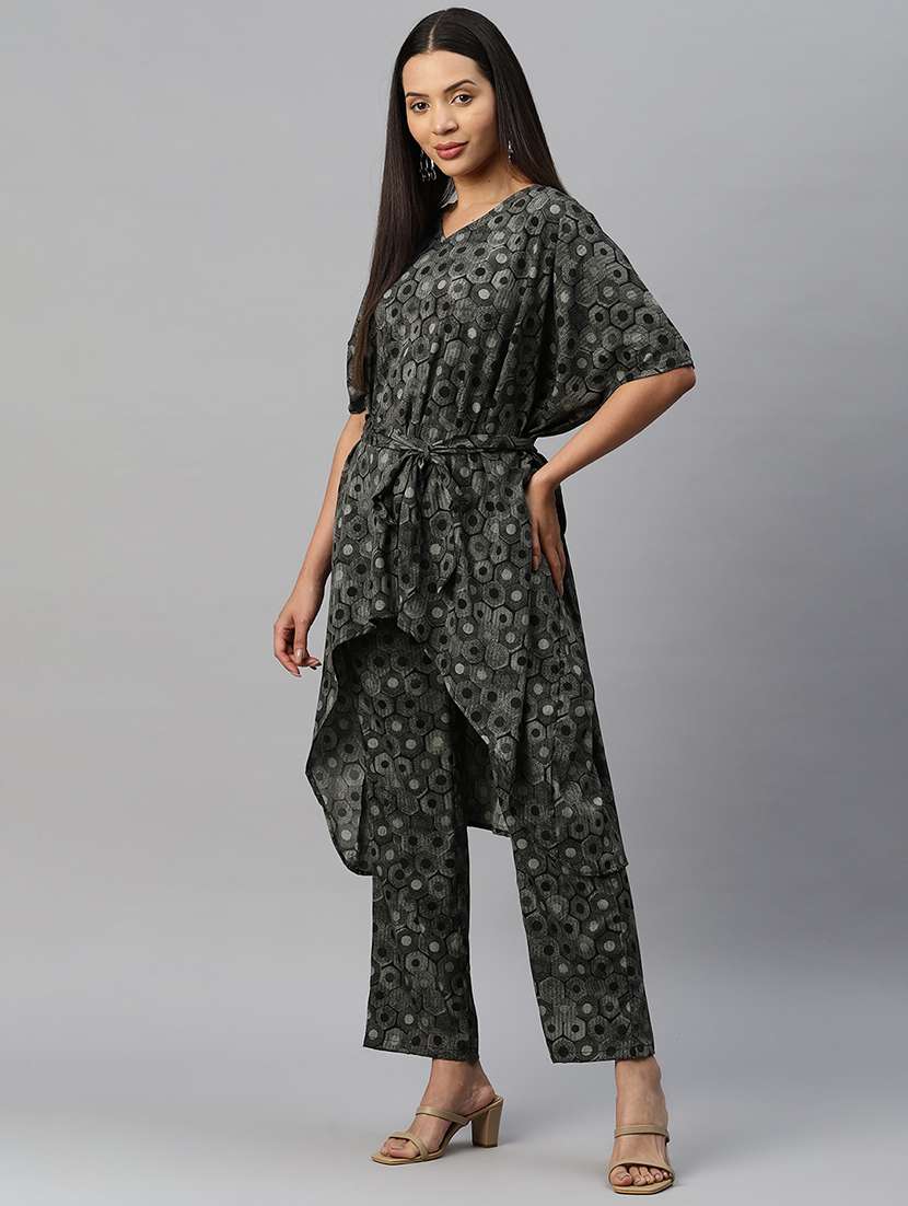 printed top and trouser set - 19883379 -  Standard Image - 1