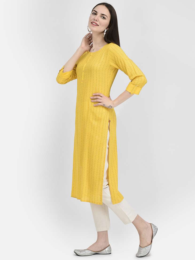 women's straight kurta - 19891547 -  Standard Image - 1