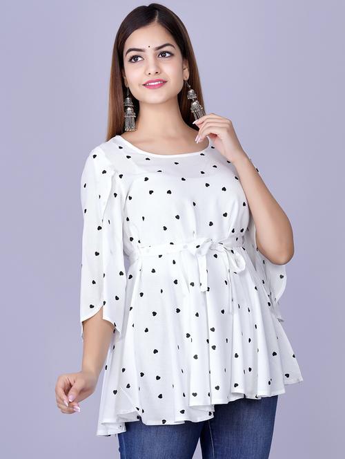 women's peplum round neck top - 19891590 -  Standard Image - 0