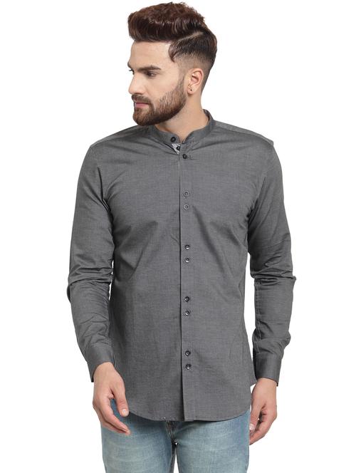 men solid sleeve casual shirt - 19891597 - Standard Image - 0
