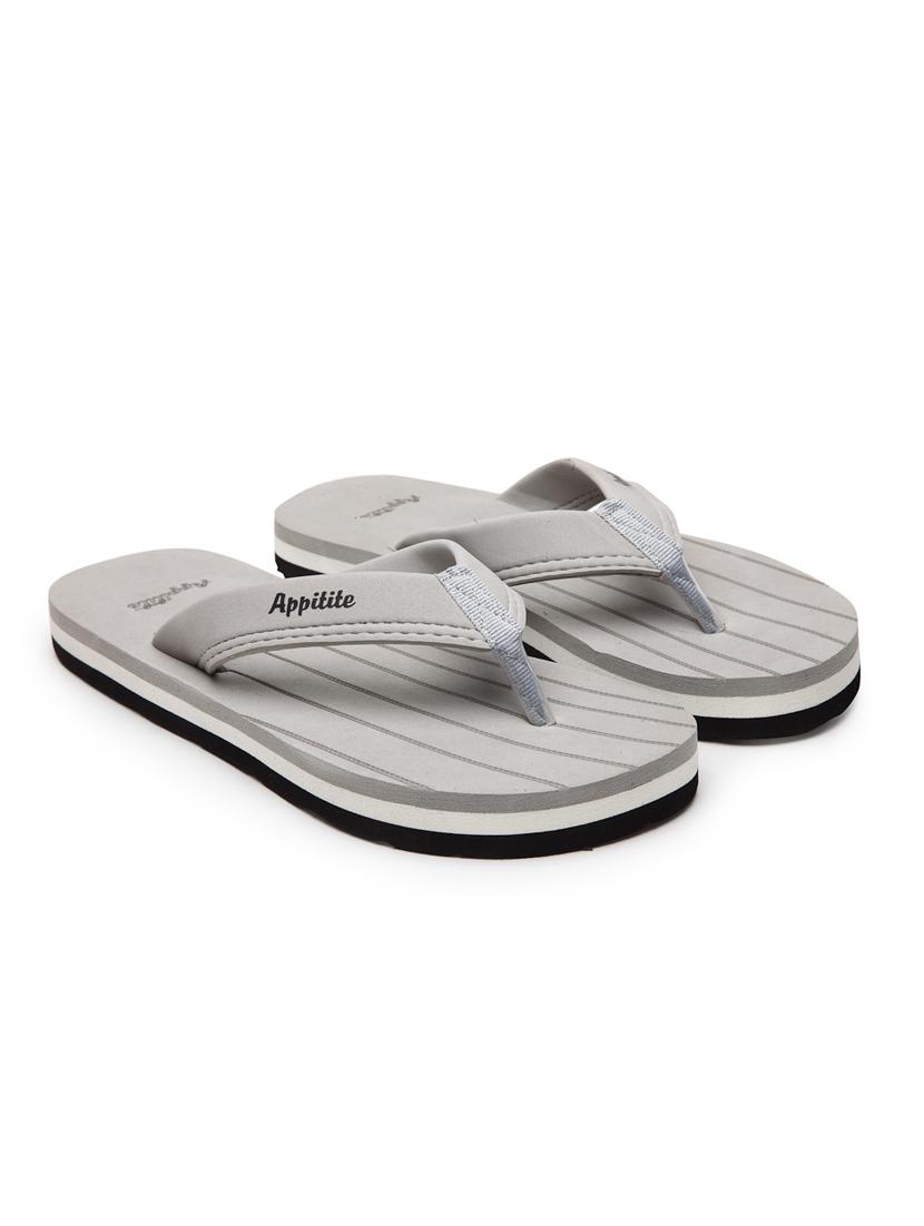 grey slip on slipper - 19891638 -  Standard Image - 1