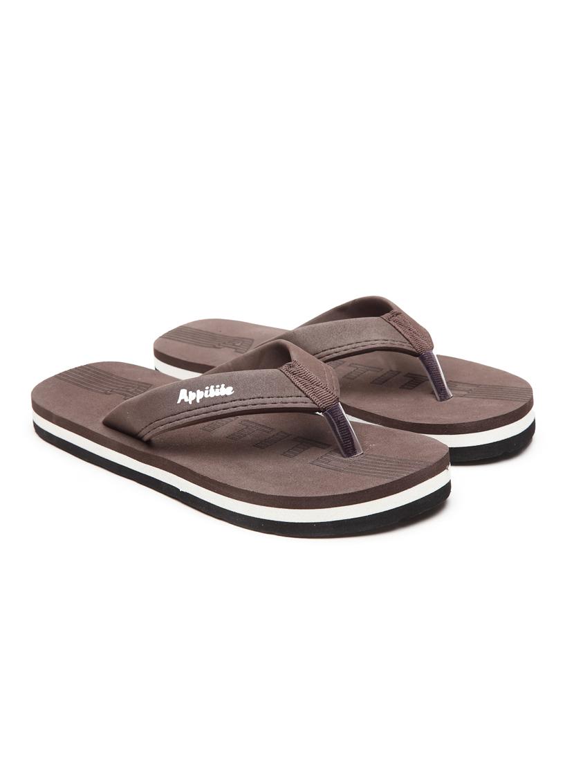 brown slip on flip flop - 19891645 -  Standard Image - 1