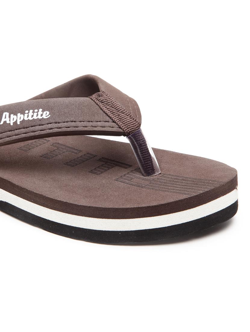 brown slip on flip flop - 19891645 - Standard Image - 4