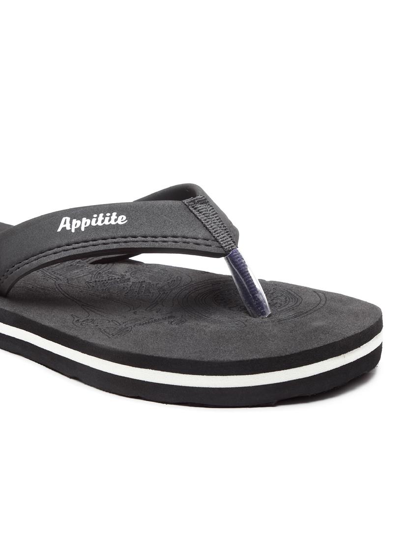 black slip on flip flop - 19891677 - Standard Image - 4