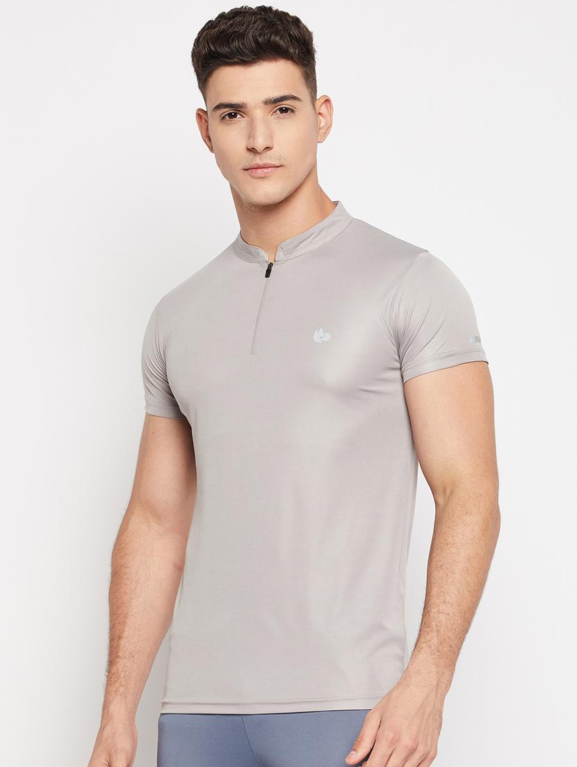 men solid polyester sports t-shirt - 19891812 - Standard Image - 1