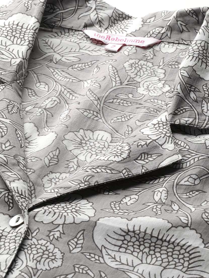 printed top and culottes plus size sets - 19893211 - Standard Image - 4
