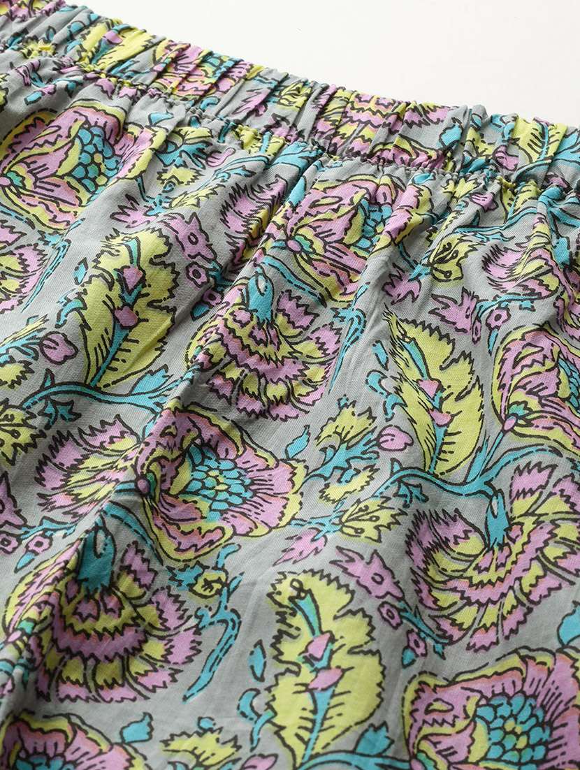 printed top and culottes plus size sets - 19895052 - Standard Image - 4