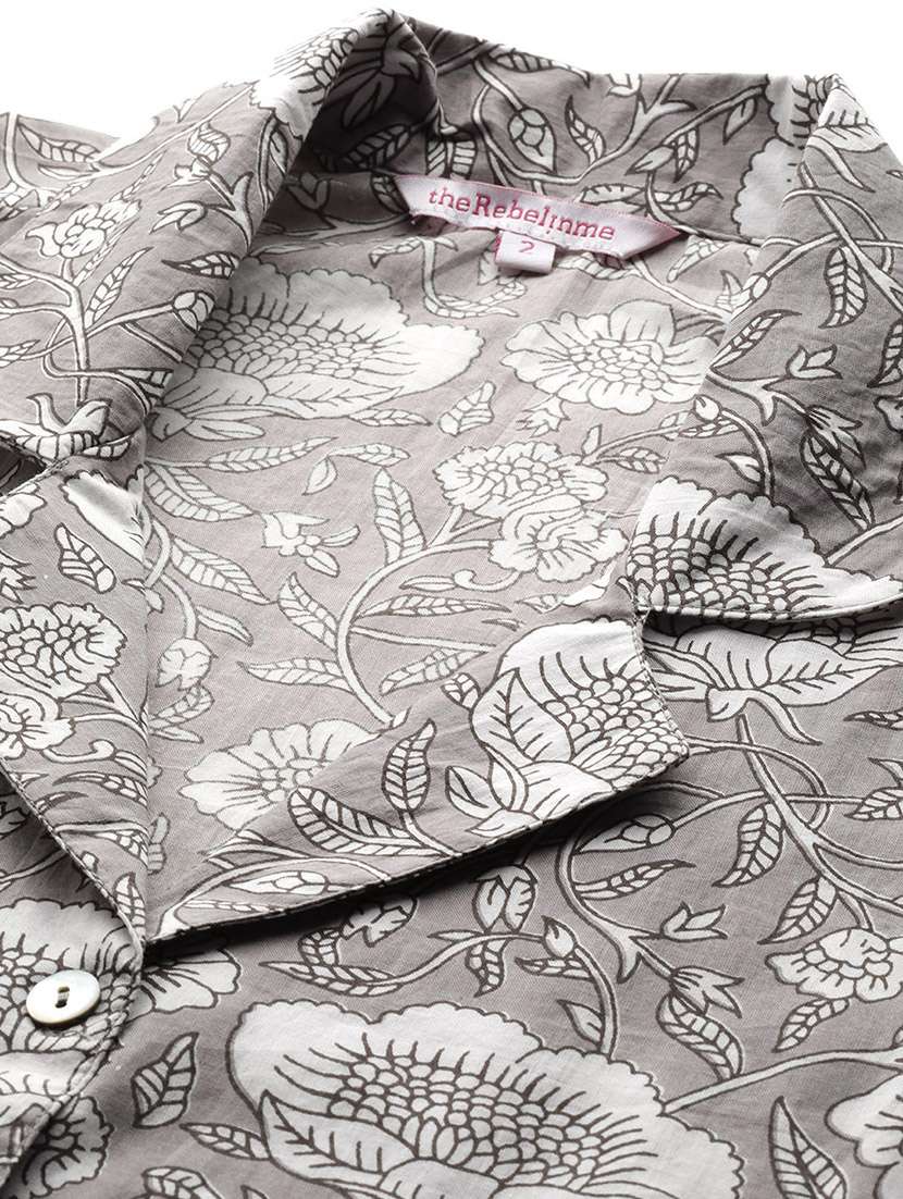 printed top and culottes plus size sets - 19895055 - Standard Image - 4