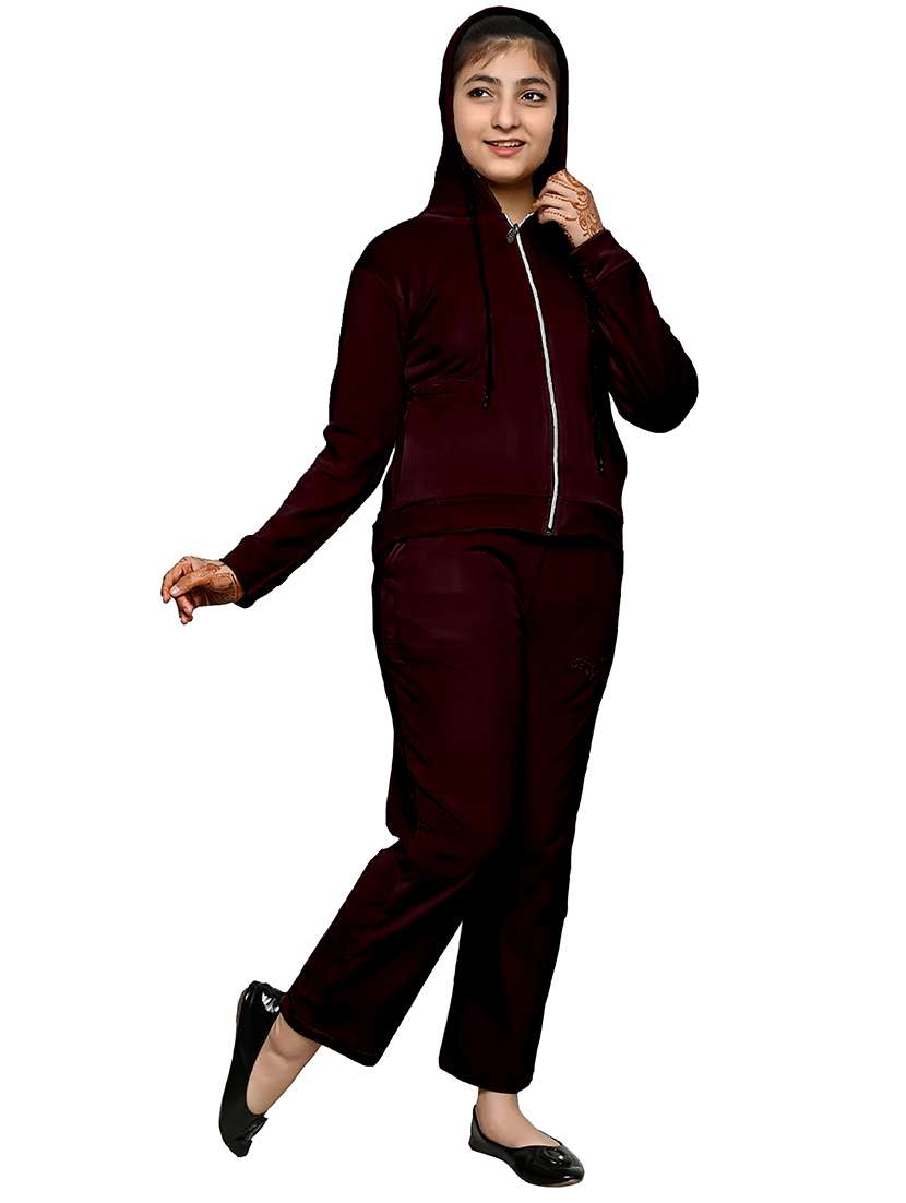 girls solid top & bottom set - 19899581 -  Standard Image - 1