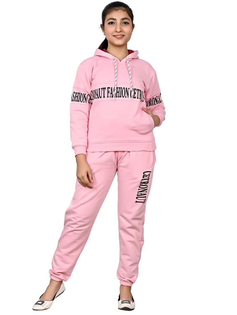 pink wool full length set