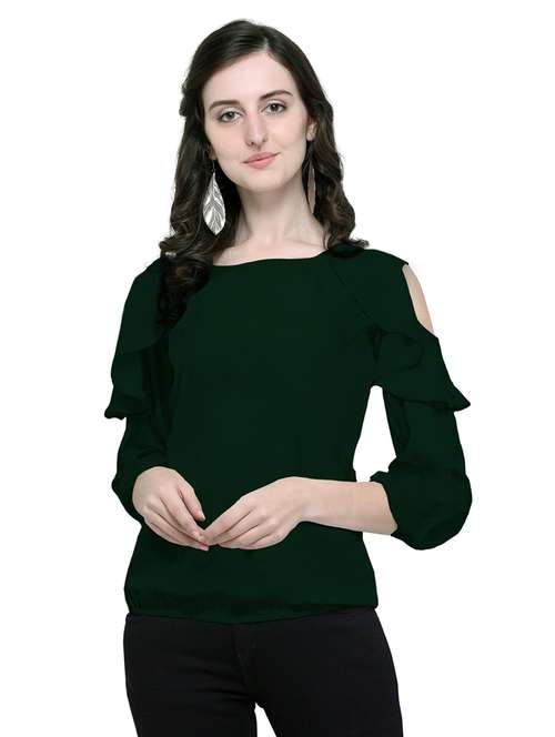 green solid straight top - 19899946 - Standard Image - 0