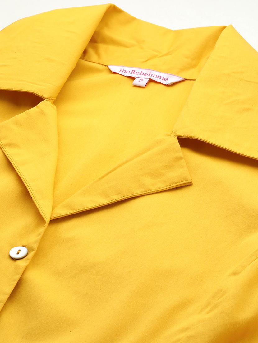 shirt collar solid plus top - 19902919 - Standard Image - 4