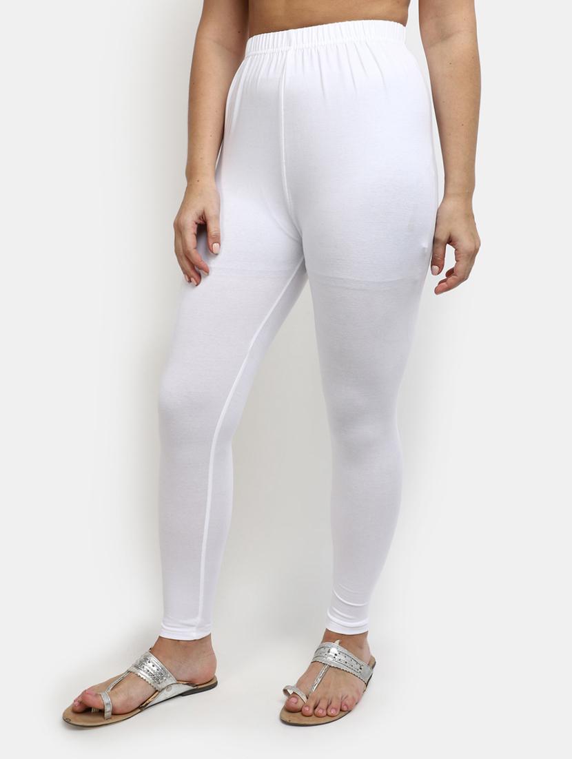 v-mart solid women's leggings - 19902961 - Standard Image - 1