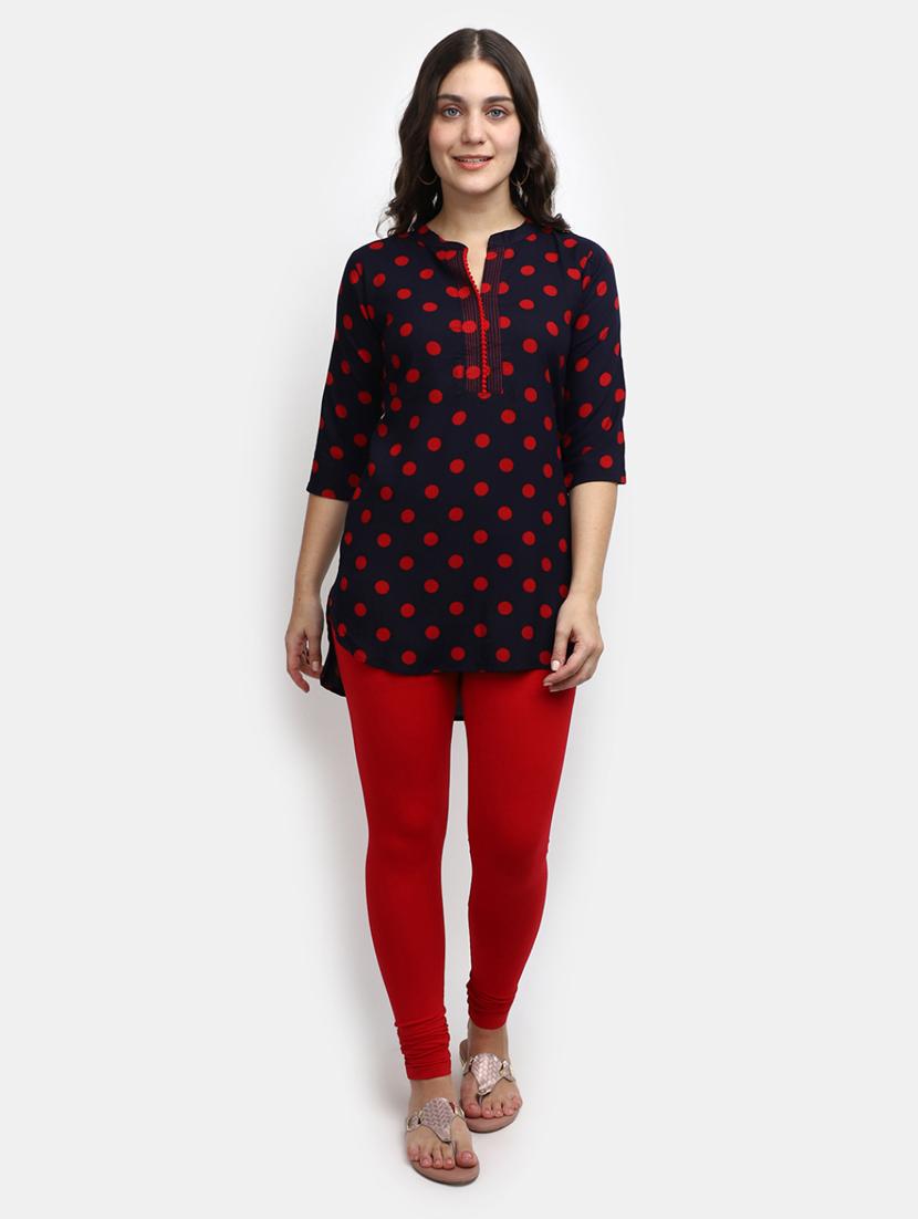 v-mart solid women's leggings - 19902962 - Standard Image - 4