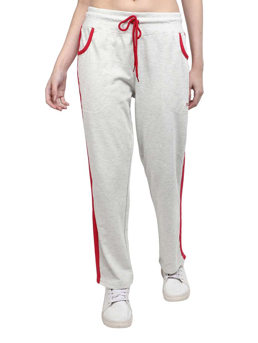 grey cotton plus track pants