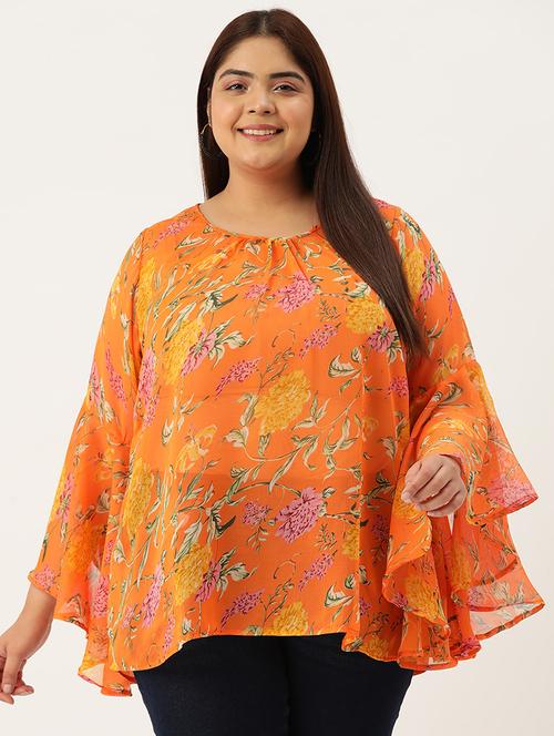 women's a line round neck top - 19903620 - Standard Image - 0