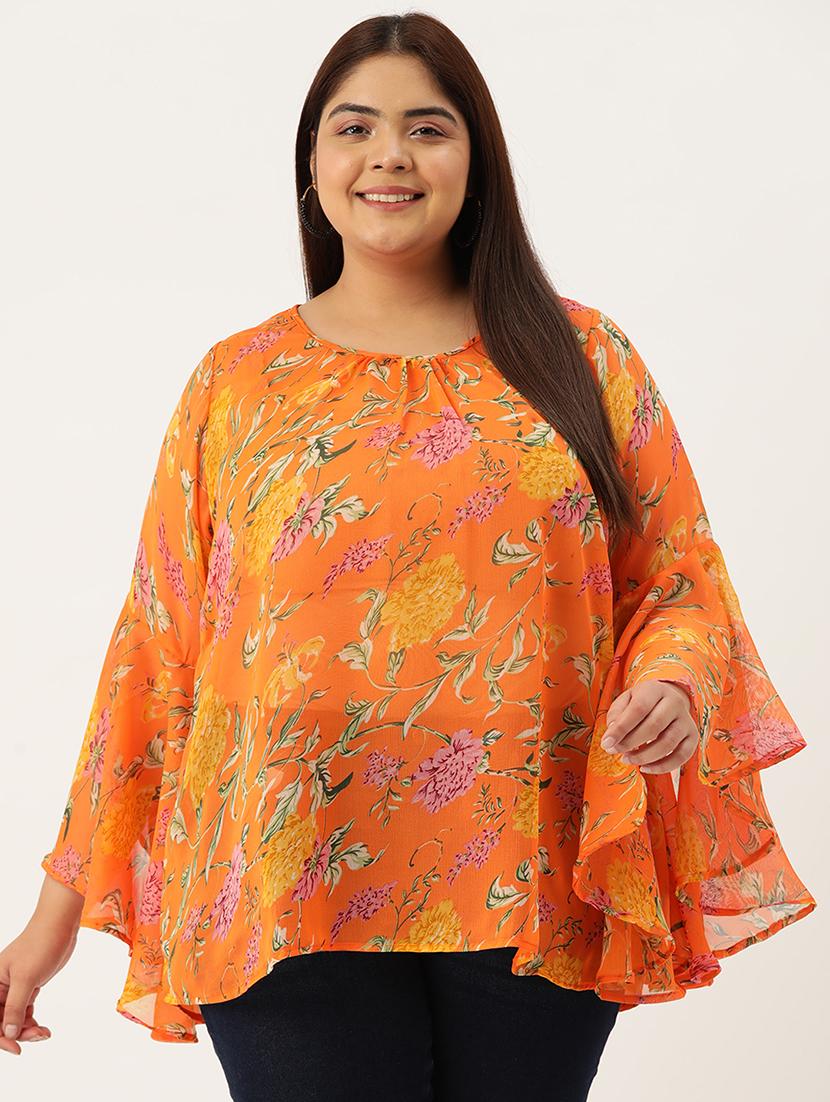 women's a line round neck top - 19903620 - Zoom Image - 0