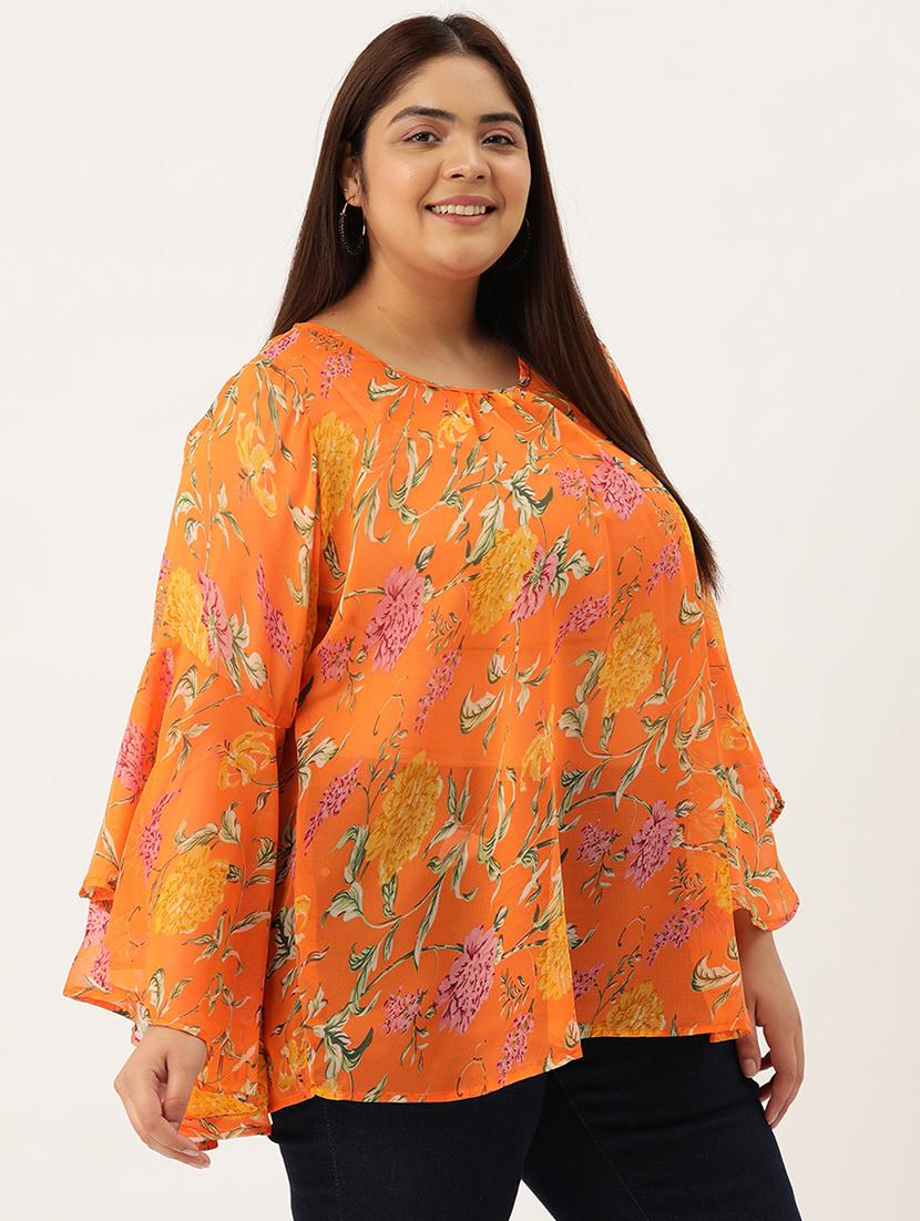 women's a line round neck top - 19903620 -  Standard Image - 1