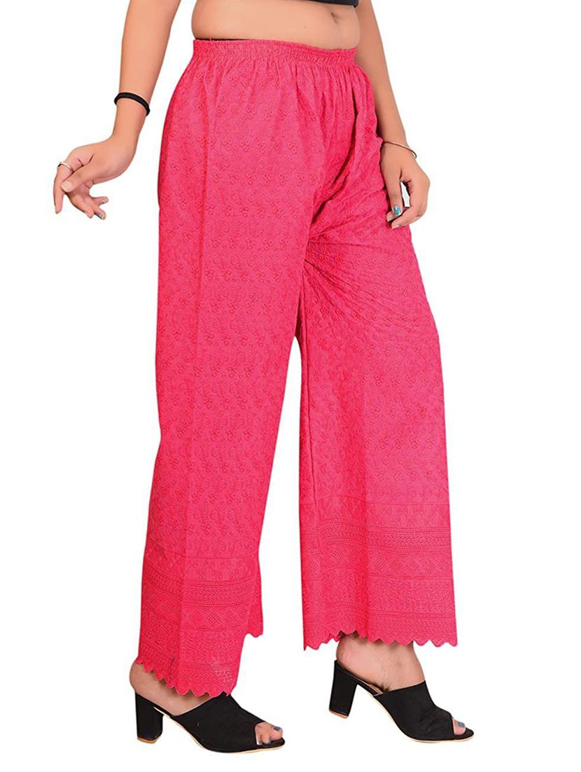mid rise solid palazzo - 19904885 -  Standard Image - 1