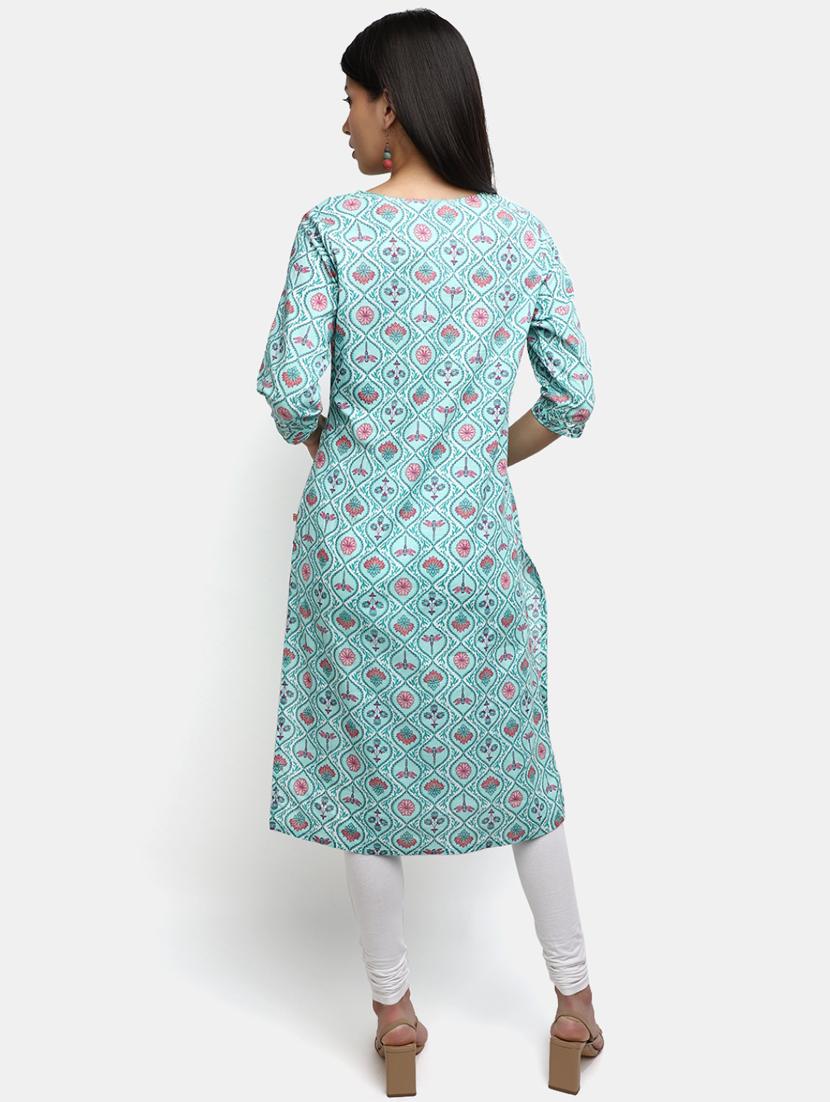women's straight kurta - 19905026 - Standard Image - 1