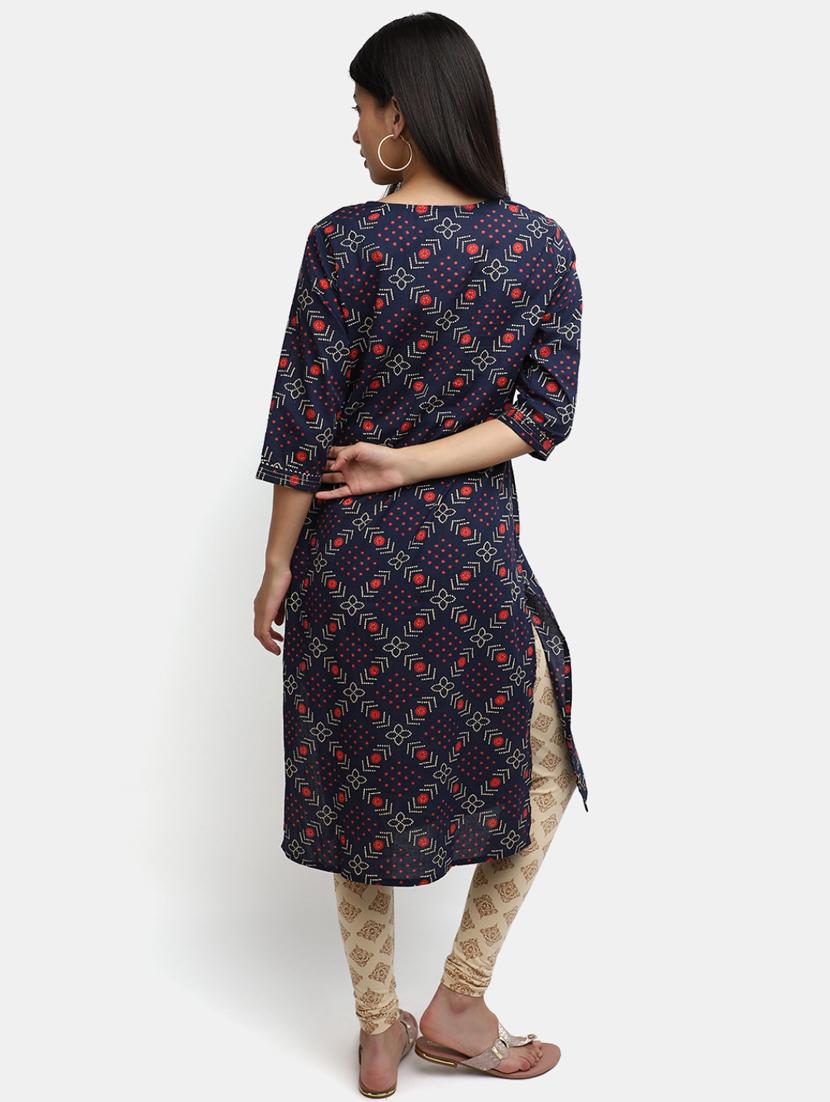 women's straight kurta - 19905030 - Standard Image - 1