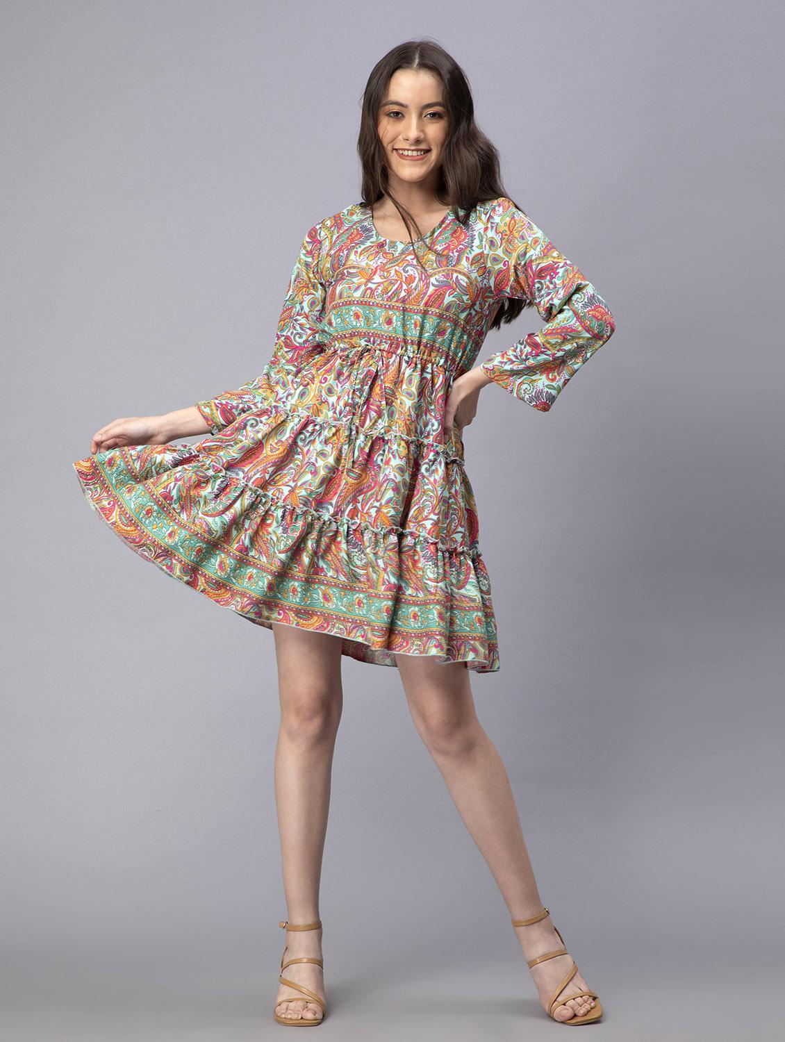 women's tiered dress floral dress - 19905841 -  Zoom Image - 0