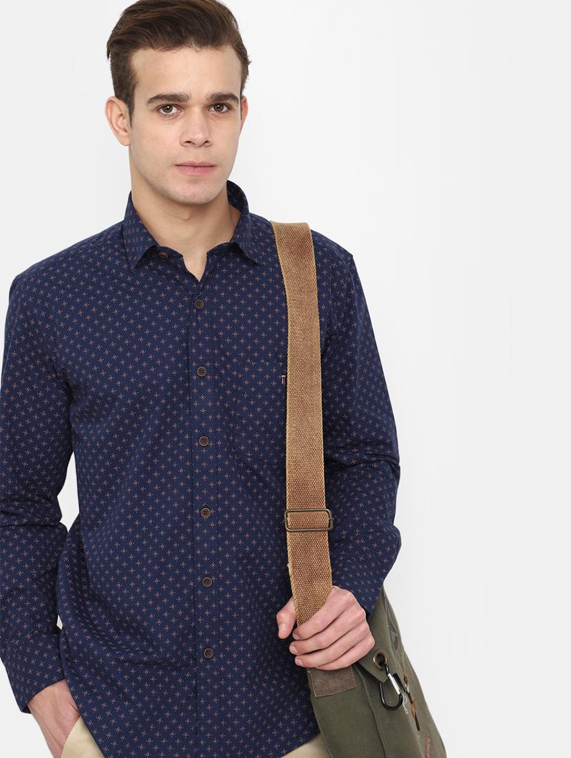 mens geometric casual shirt - 19905963 -  Standard Image - 1