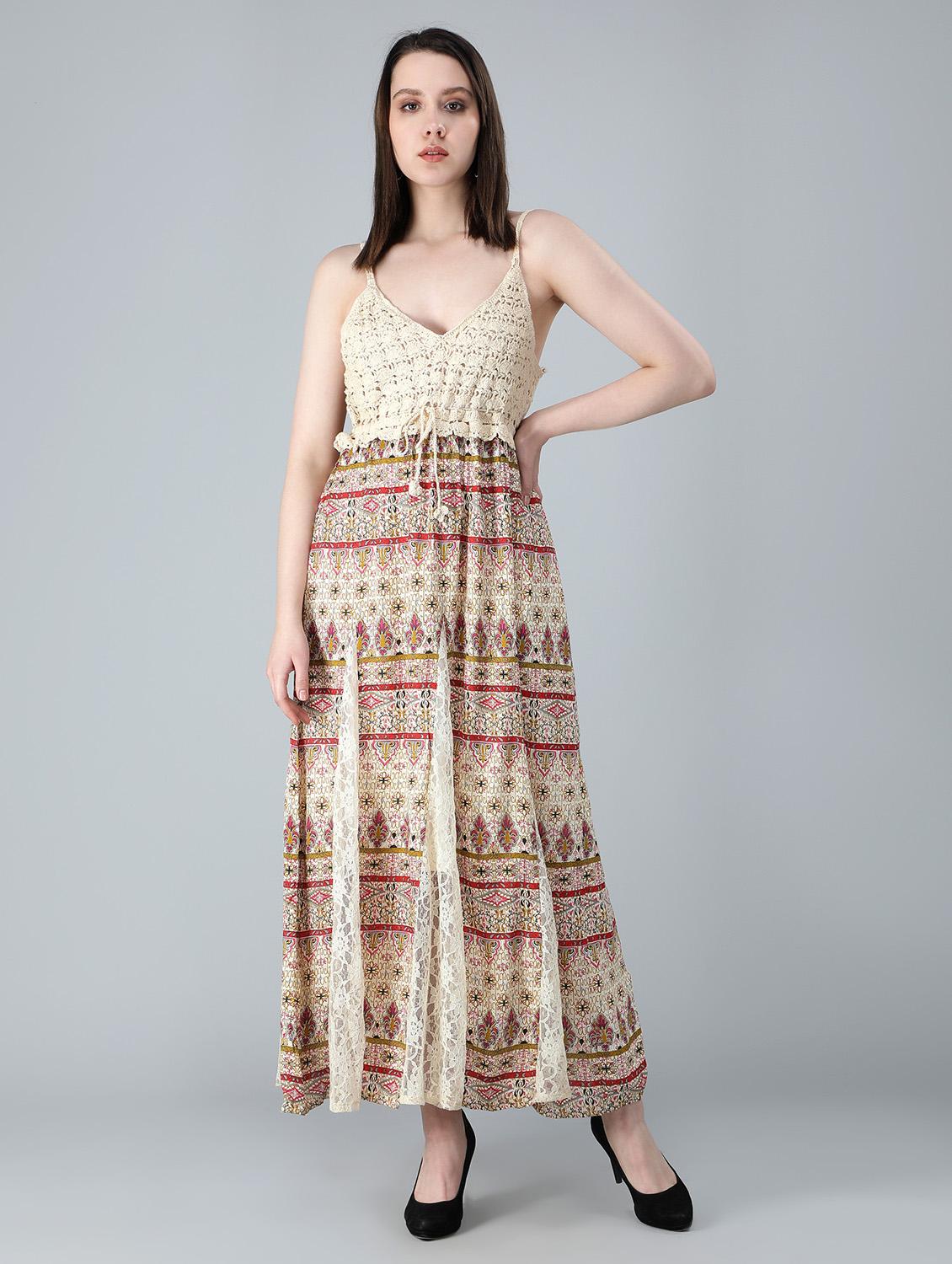 women's  self design dress - 19906251 -  Standard Image - 1