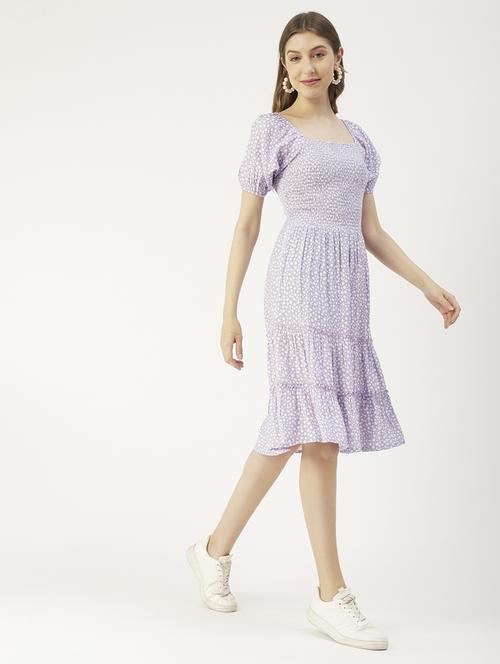 women's tiered dress floral dress - 19907134 - Standard Image - 0