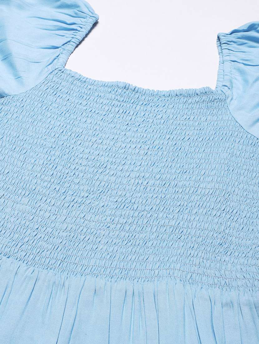 women's tiered dress solid dress - 19907135 - Standard Image - 4