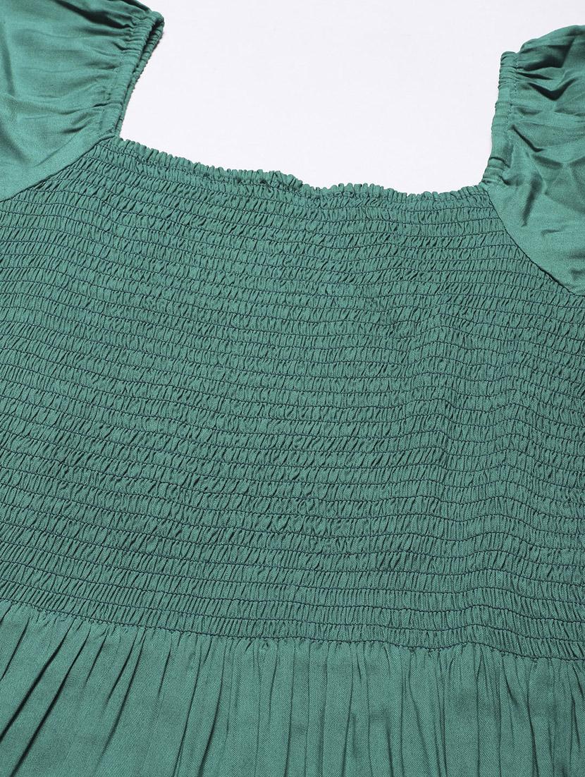 women's tiered dress solid dress - 19907136 - Standard Image - 4