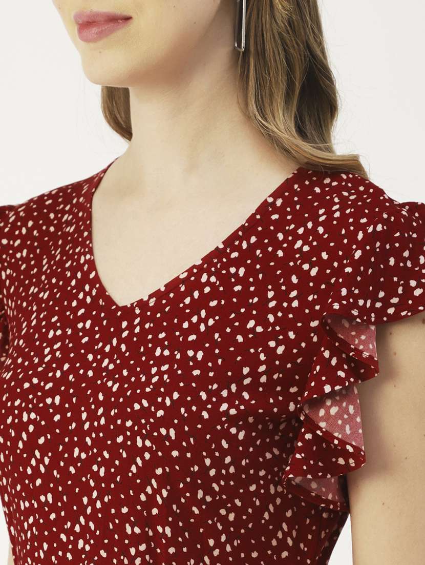 women's high low floral dress - 19907140 -  Standard Image - 4