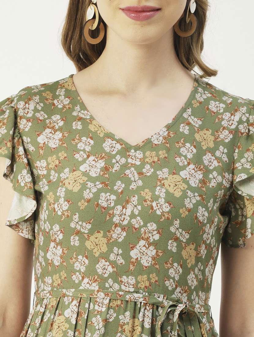 women's high low floral dress - 19907141 -  Standard Image - 4