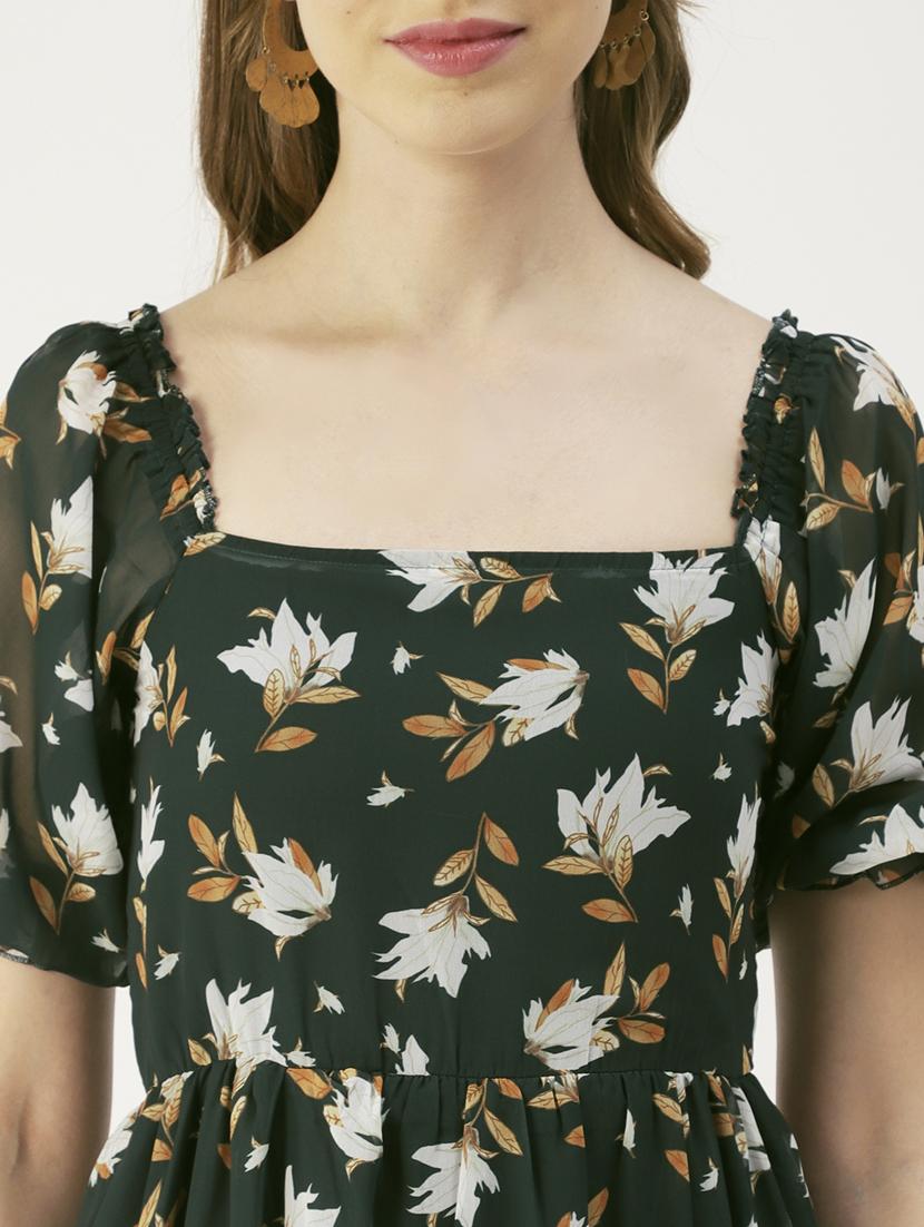 women's tiered dress floral dress - 19907147 - Standard Image - 4