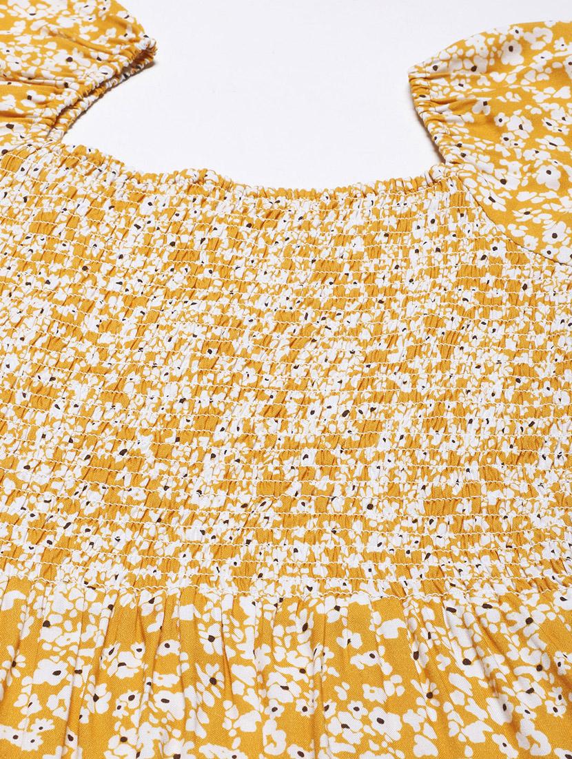 women's tiered dress floral dress - 19907153 - Standard Image - 4