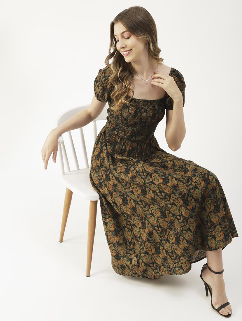 women's fit & flare floral dress - 19907169 -  Standard Image - 1